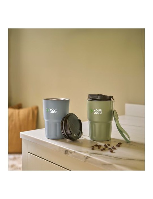 Mug Isotherme en Inox Personnalisé - Louisa pas cher