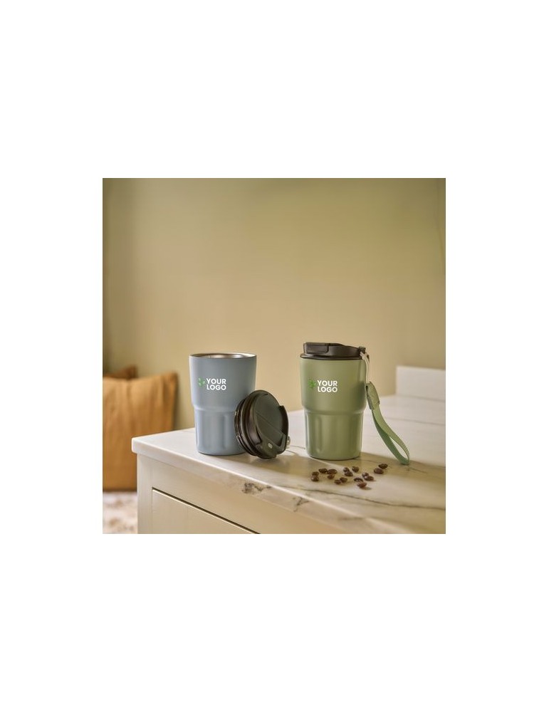Mug Isotherme en Inox Personnalisé - Louisa pas cher