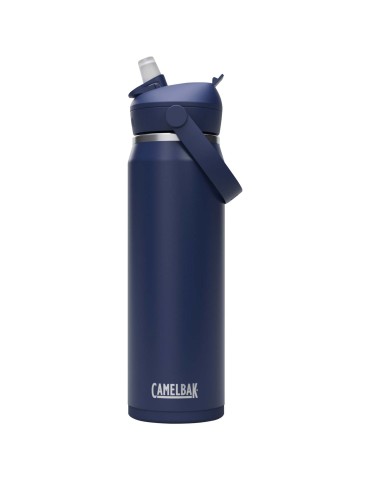 Bouteille d’eau en acier inoxydable de 740 ml avec paille à clapet…