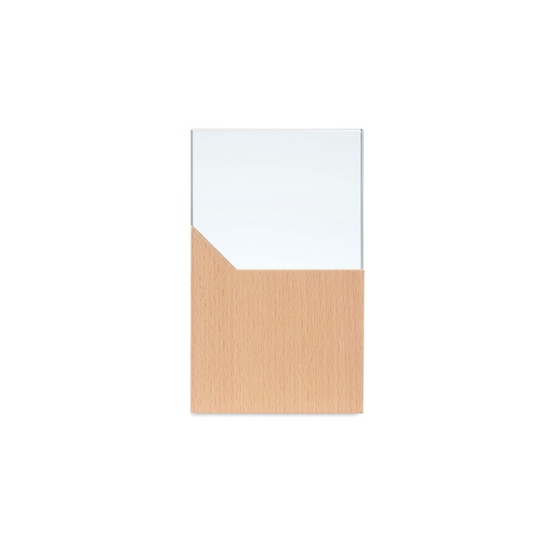Plaque Trophée en Cristal Personnalisée Élégante ZEAL Matières : verre Couleurs : bois cadeau entreprise pas cher