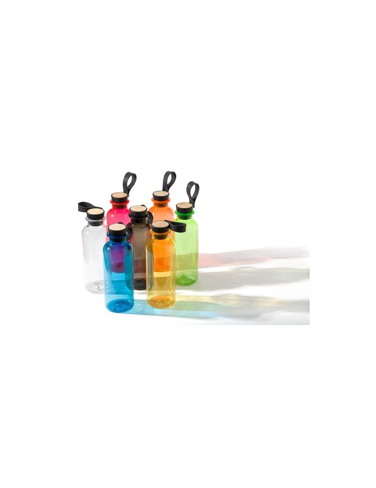 Gourde en rPET et Bambou 500 ml - Laia Personnalisée pas cher