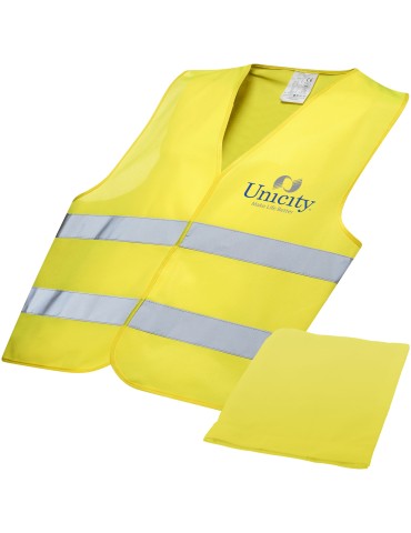 Gilet de sécurité dans une pochette pour usage professionnel… 2