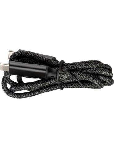 Câble de charge nylon 100W personnalisé Gerd | Objets Publicitaires