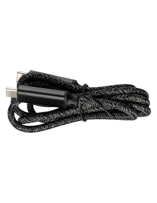 Câble de charge nylon 100W personnalisé Gerd | Objets Publicitaires