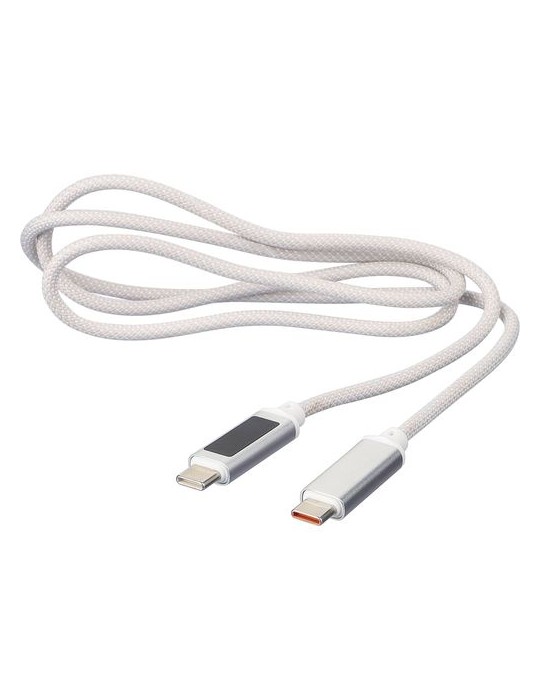 Câble de charge nylon 100W personnalisé Gerd | Objets Publicitaires