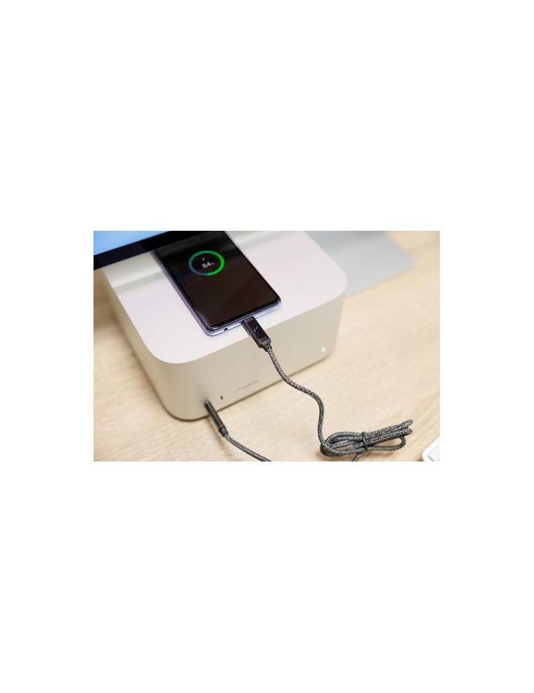 Câble de charge nylon 100W personnalisé Gerd | Objets Publicitaires