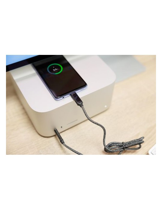 Câble de charge nylon 100W personnalisé Gerd | Objets Publicitaires