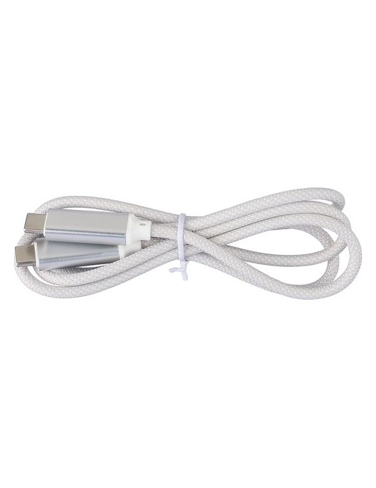 Câble de charge nylon 100W personnalisé Gerd | Objets Publicitaires