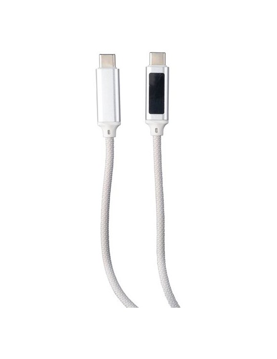 Câble de charge nylon 100W personnalisé Gerd | Objets Publicitaires