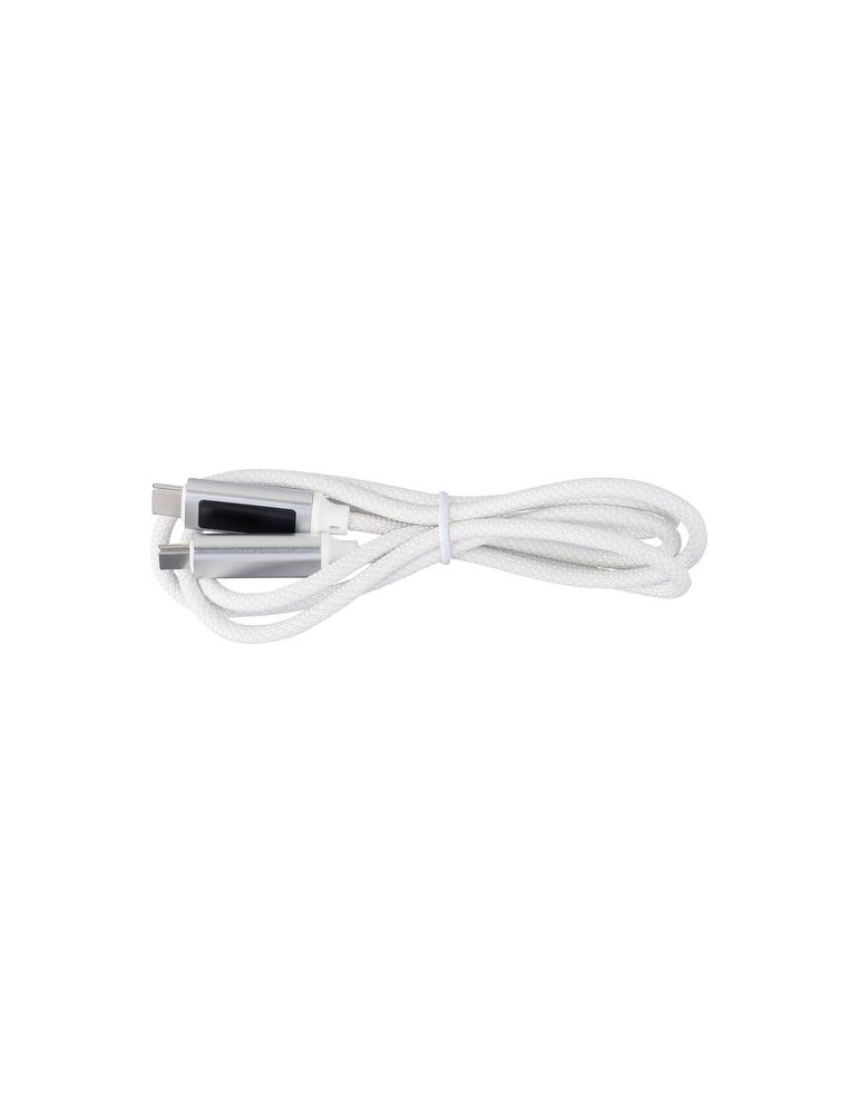 Câble de charge nylon 100W personnalisé Gerd | Objets Publicitaires