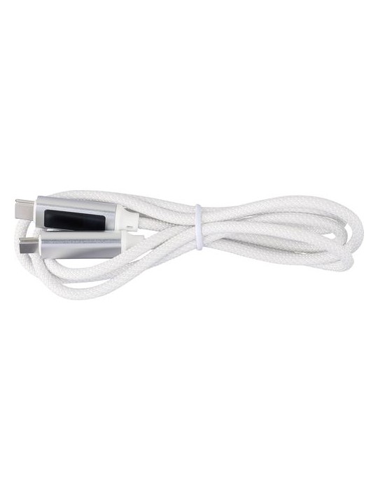 Câble de charge nylon 100W personnalisé Gerd | Objets Publicitaires