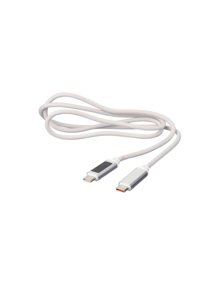 Câble de charge nylon 100W personnalisé Gerd | Objets Publicitaires