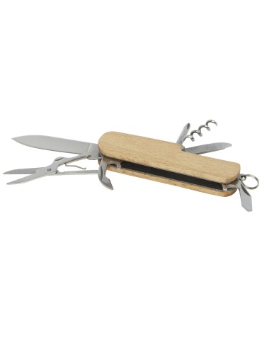 Couteau de poche Richard en bois à 7 fonctions