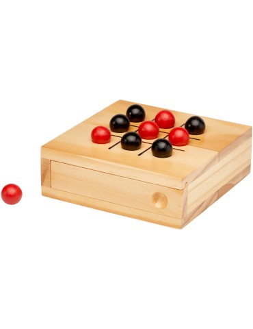 Jeu de morpion Strobus en bois