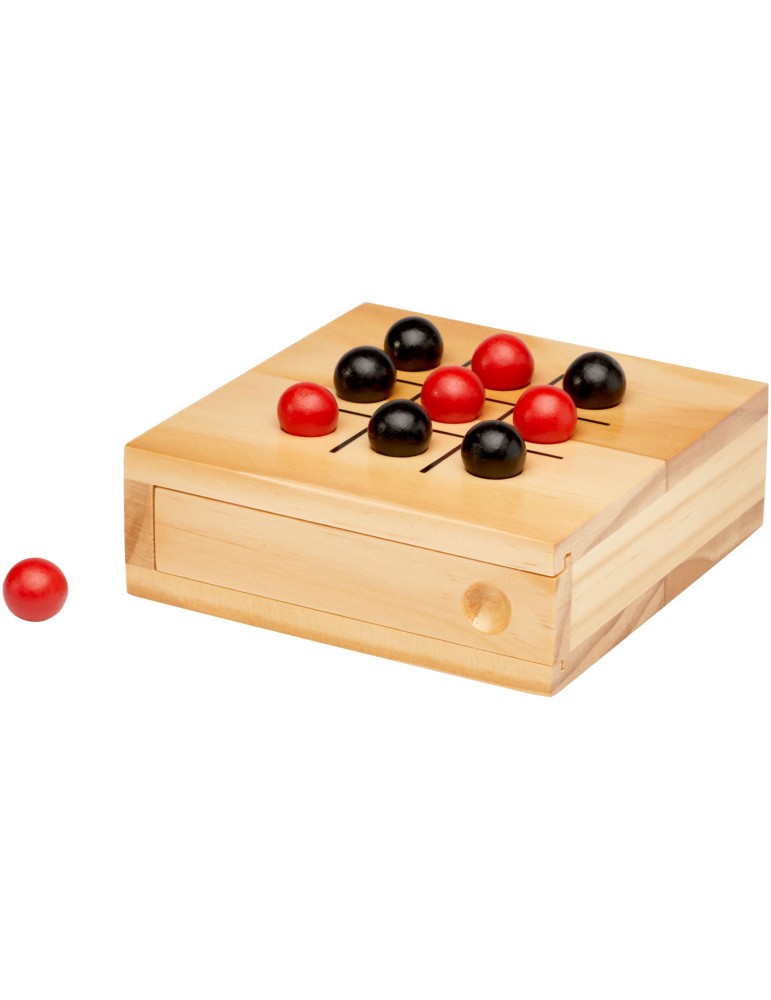 Jeu de morpion Strobus en bois