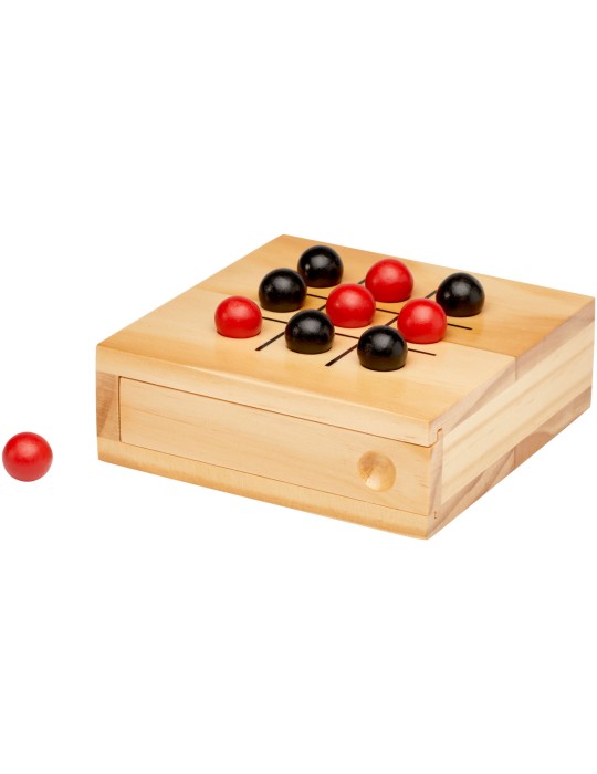 Jeu de morpion Strobus en bois