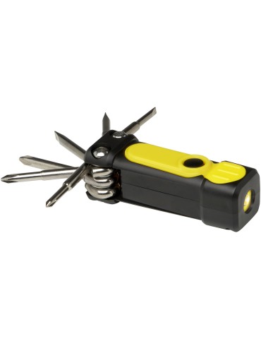 Jeu de tournevis Octo 8-en-1 RCS en plastique recyclé avec torche 2