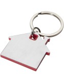 Porte-clés maison en acier inoxydable, cadeau client | Nook