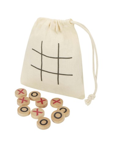 Jeu de morpion Whorl en bois