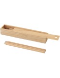 Coffret crayons de couleur en bois, cadeau enfant | 12 pièces