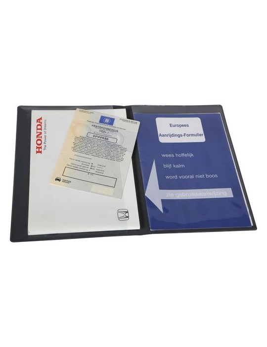 Étui Carte Grise en PVC Pratique - Accessoire Auto Personnalisé