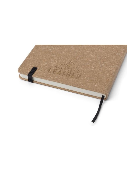 Carnet A5 en cuir recyclé - Cadeau d'entreprise élégant