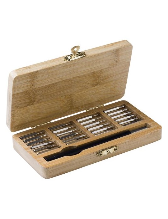 Boîte à outils personnalisée - Cadeau d'entreprise en bambou