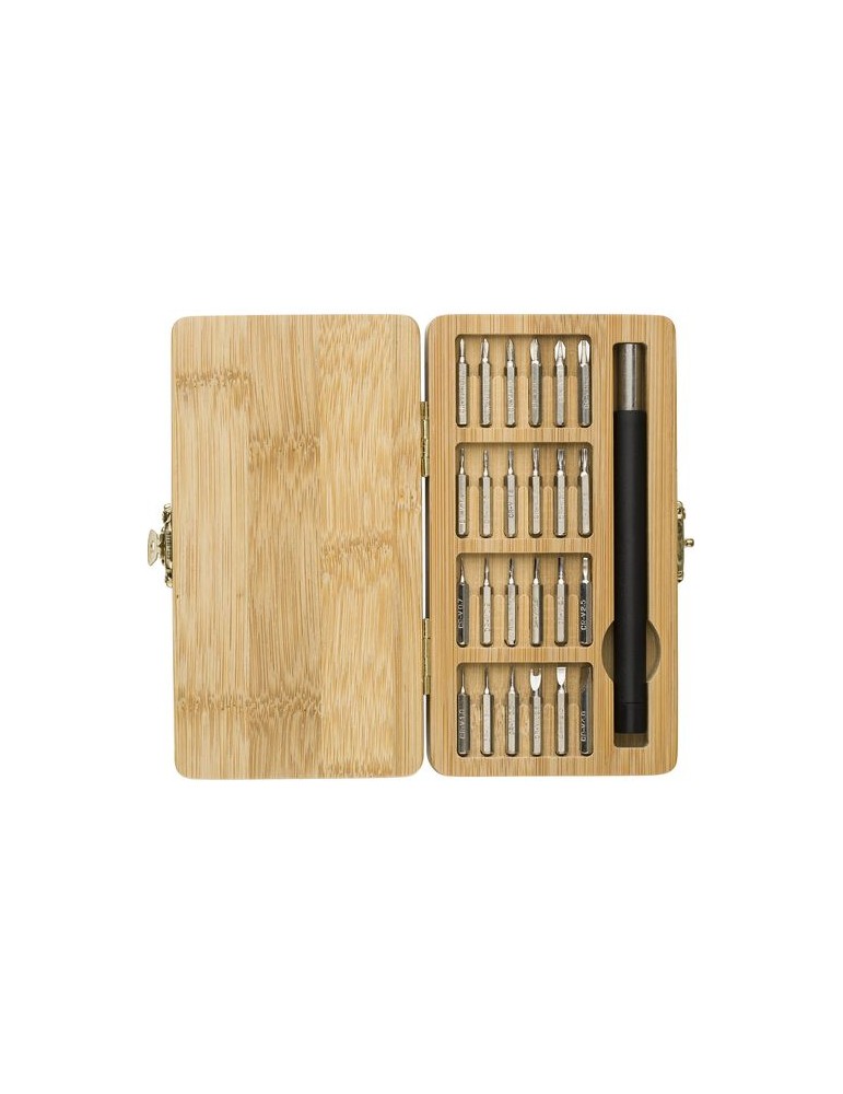 Boîte à outils personnalisée - Cadeau d'entreprise en bambou