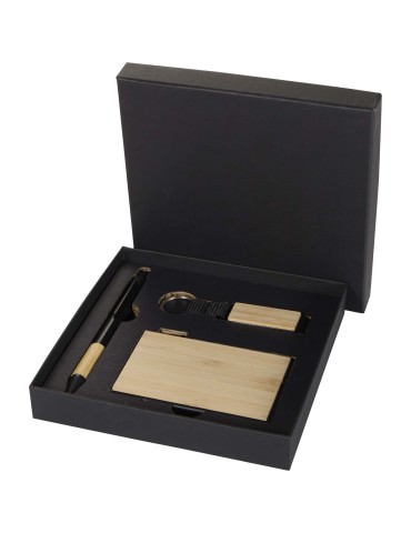 Ensemble cadeau Minka avec stylo bille en aluminium recyclé RCS…