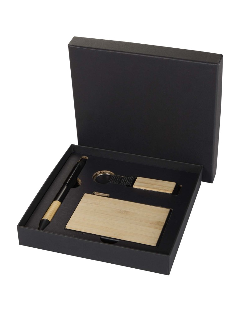 Ensemble cadeau Minka avec stylo bille en aluminium recyclé RCS…