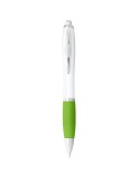 Stylo bille publicitaire en plastique ABS blanc | Nash