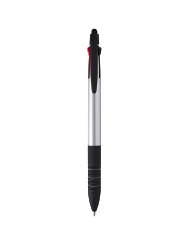 Stylo bille Trine recyclé RCS 3 encres avec stylet