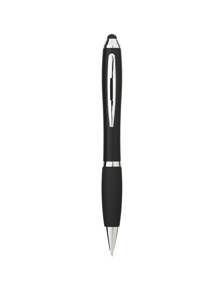 Stylo bille stylet coloré avec grip noir Nash (encre noire)