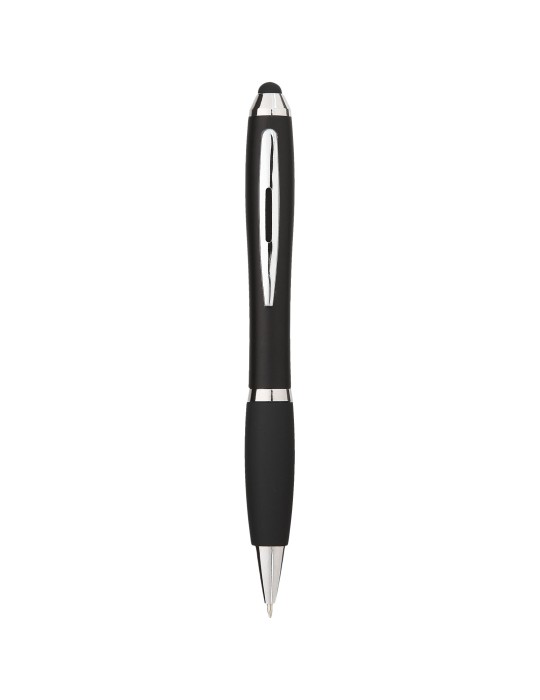 Stylo bille stylet coloré avec grip noir Nash (encre noire)
