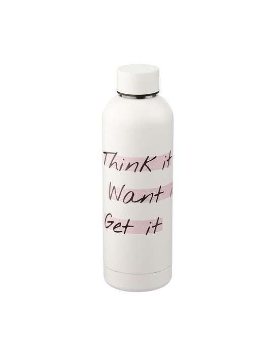 Gourde isotherme acier inoxydable 500 ml personnalisée pas cher Isaih