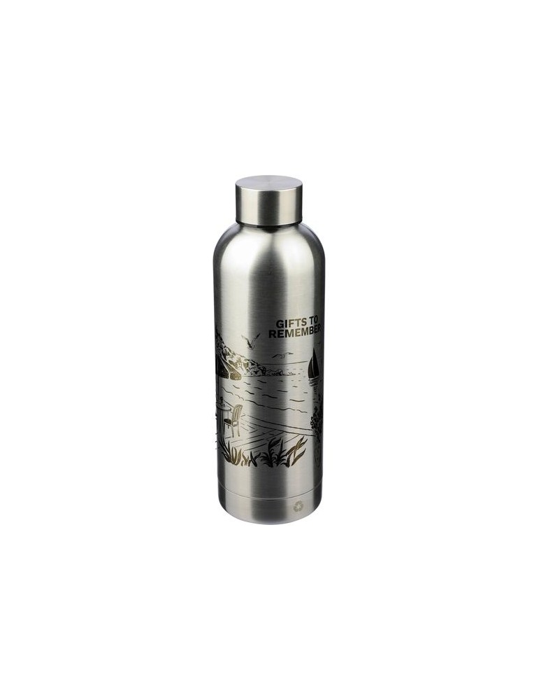 Gourde isotherme acier inoxydable 500 ml personnalisée pas cher Isaih