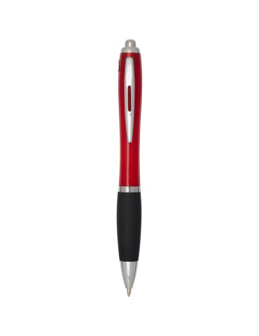 Stylo bille en plastique recyclé RCS avec corps coloré et grip noir… 2