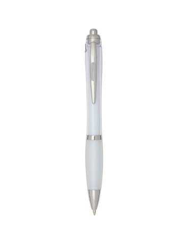 Stylo bille en plastique recyclé RCS avec corps et grip colorés…