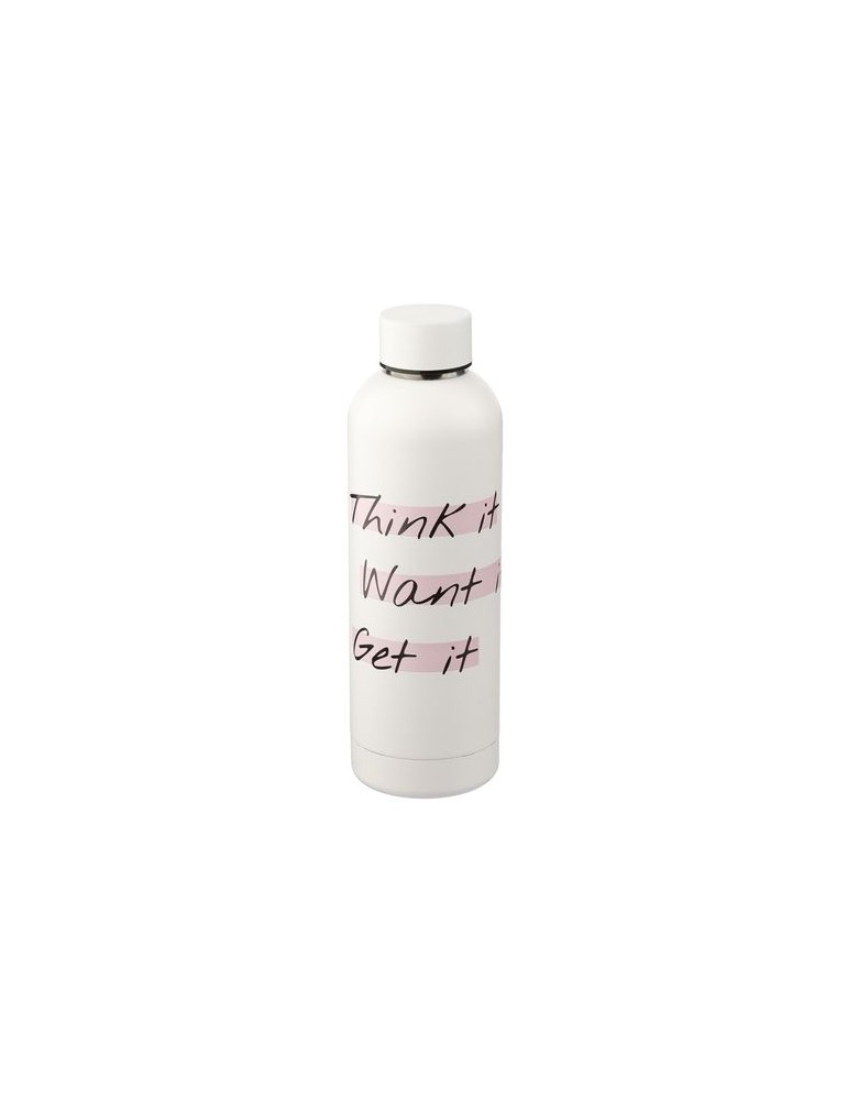 Gourde isotherme acier inoxydable 500 ml personnalisée pas cher Isaih
