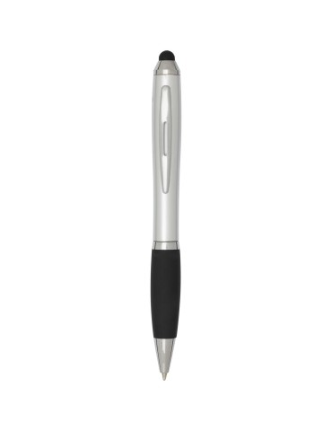 Stylo bille à stylet en plastique recyclé RCS avec corps coloré et…