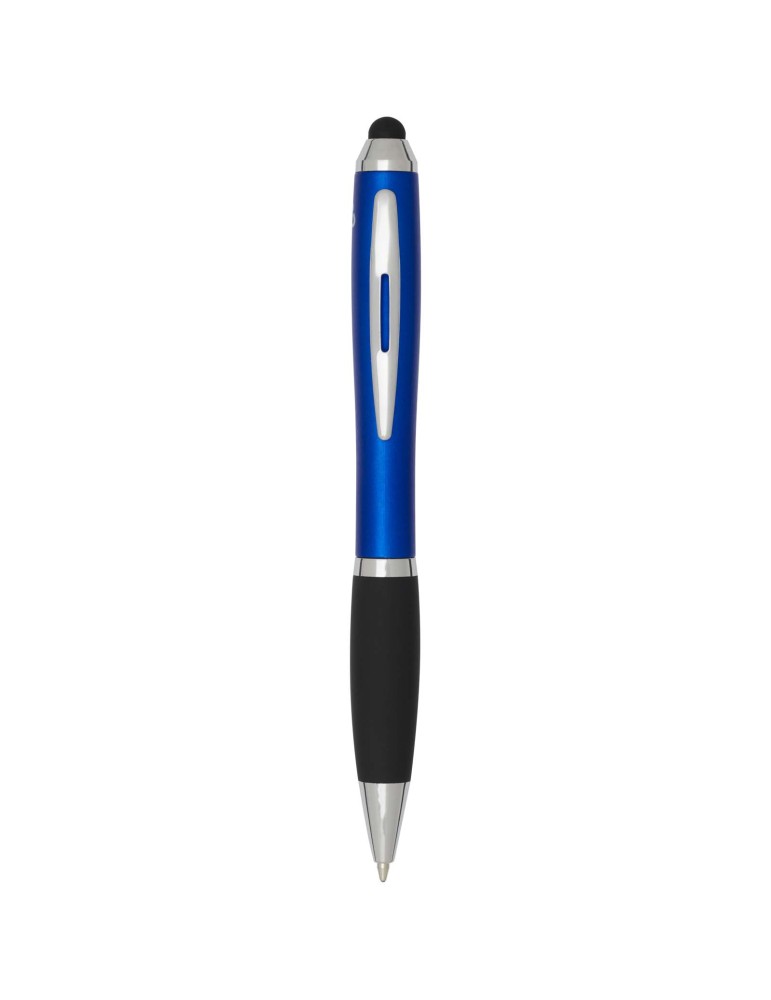 Stylo bille à stylet en plastique recyclé RCS avec corps coloré et…