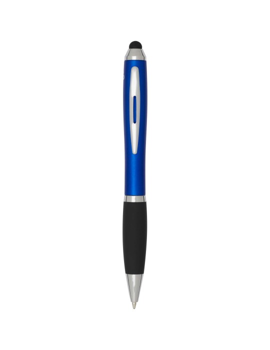Stylo bille à stylet en plastique recyclé RCS avec corps coloré et…