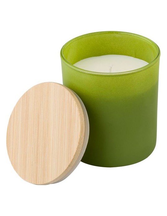 Bougie Lucas en verre - Cadeau personnalisable