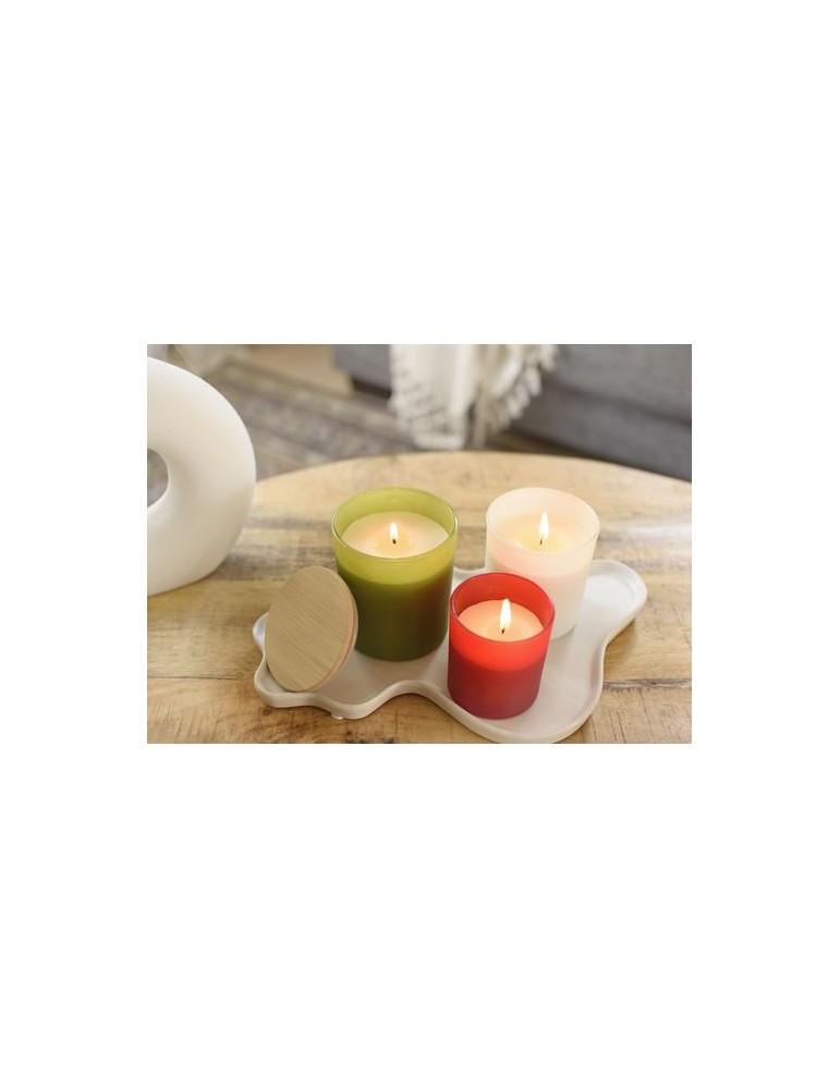 Bougie Lucas en verre - Cadeau personnalisable