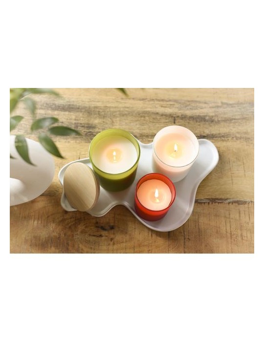 Bougie Lucas en verre - Cadeau personnalisable