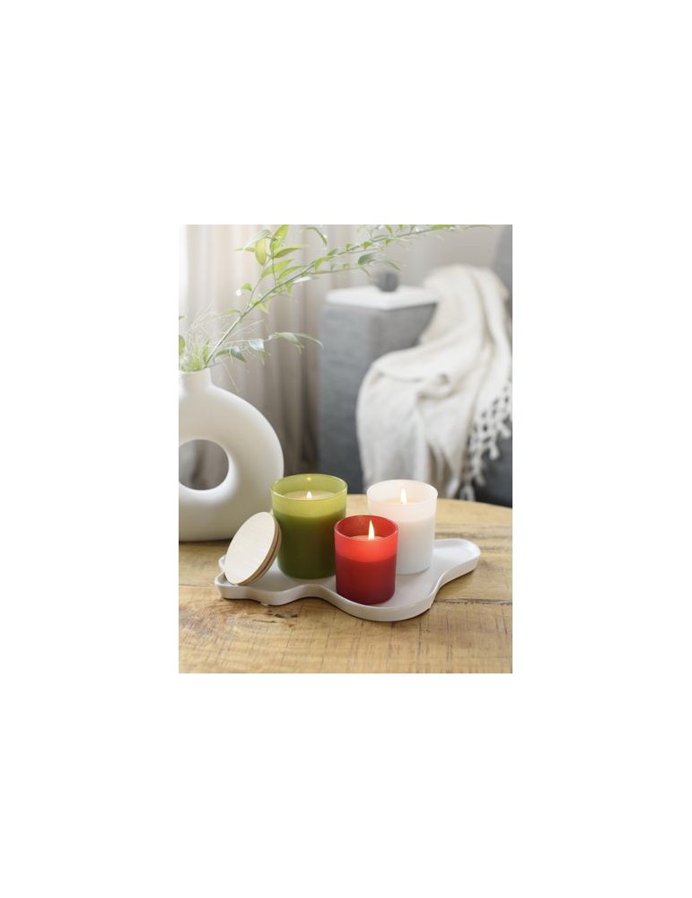 Bougie Lucas en verre - Cadeau personnalisable