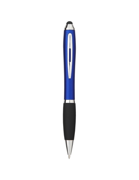 Stylo stylet coloré avec grip noir Nash (encre bleue)