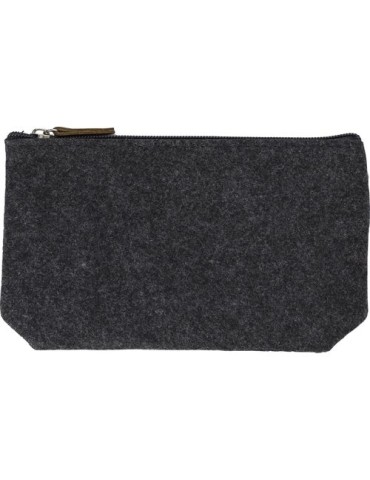 Trousse de toilette  en feutre rPET personnalisée pas cher