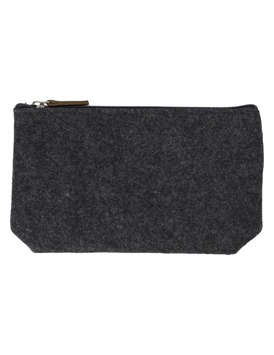 Trousse de toilette  en feutre rPET personnalisée pas cher