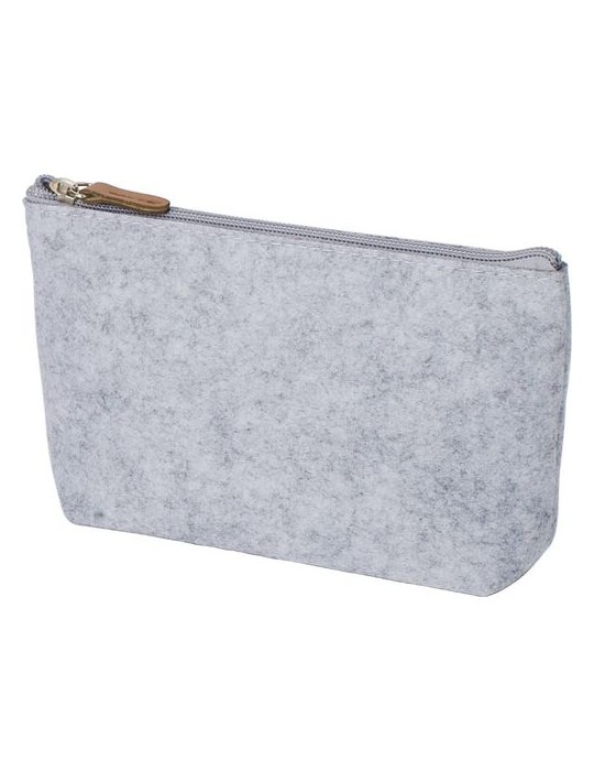 Trousse de toilette  en feutre rPET personnalisée pas cher